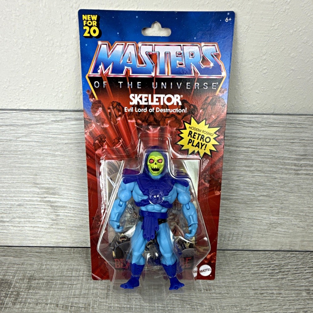 Mattel Masters of the Universe Origins Skeletor 2020 Retro Action Figure GNN88